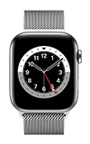 Apple Watch Series 6 - 44mm - Silver Stainless - Silver Milanese