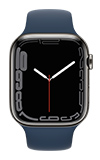 Apple® Watch Series 7, 4G LTE, 45mm – Graphite Stainless Steel Case