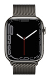 Apple Watch Series 7 - 45mm - Graphite Stainless Graphite Milanese