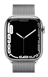 Apple Watch Series 7 - 45mm - Silver Stainless Silver Milanese