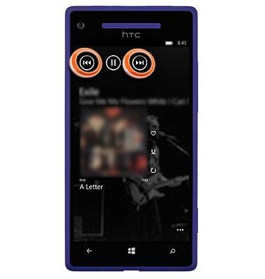 HTC Windows Phone 8X (PM23300) - Play music - AT&T
