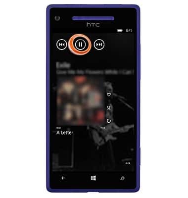 HTC Windows Phone 8X (PM23300) - Play music - AT&T