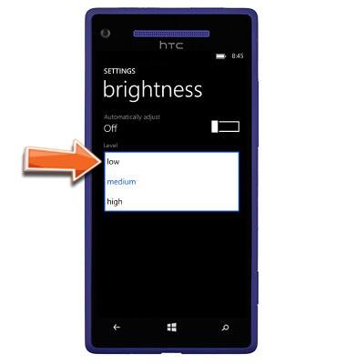 HTC Windows Phone 8X (PM23300) - Screen display - AT&T