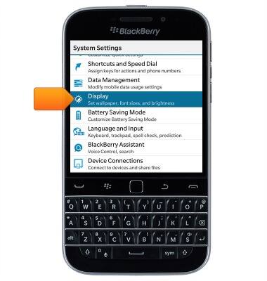 BlackBerry Classic (SQC100-2) - Change