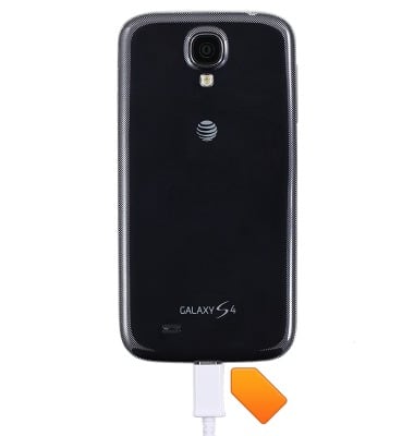 swan Ampere graphic Samsung Galaxy S4 (I337) - Charge the battery - AT&T
