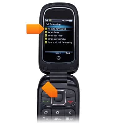 ZTE Z222 - Call forwarding - AT&T