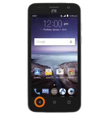 ZTE Maven (Z812) - Device layout - AT&T