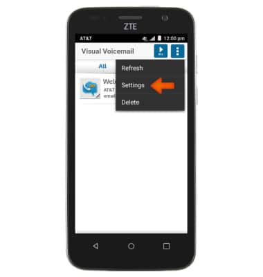 Zte Maven Z812 Change Or Reset Voicemail Password At T