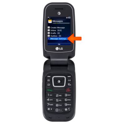 LG B470/B471 - Messaging settings - AT&T