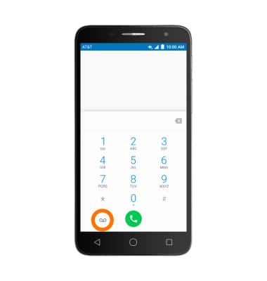 Alcatel ONETOUCH ALLURA (5056O) - Access voicemail - AT&T