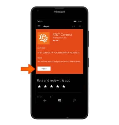 Baixar um aplicativo, um jogo ou outro item - Microsoft Lumia 640