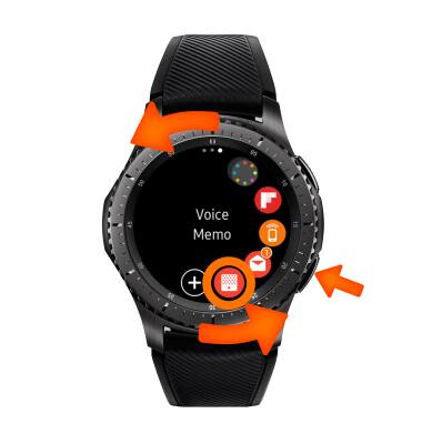 Samsung Gear S3 frontier (R765A) - Voice Notes - AT\u0026T