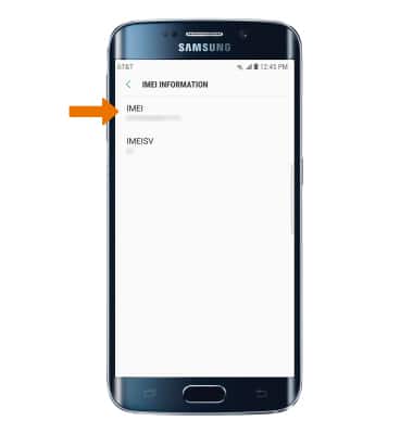freno láser Calificación Samsung Galaxy S6 edge (G925A) - Buscar IMEI, número de serie y número de  teléfono - AT&T