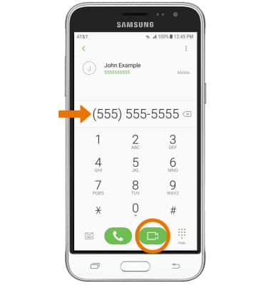 Samsung Galaxy J3 (2018) (J337A) - Make & Receive an AT&T Video Call - AT&T