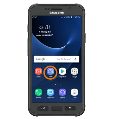 opfindelse Kridt gallon Samsung Galaxy S7 active (G891A) - Take a Picture or Video - AT&T