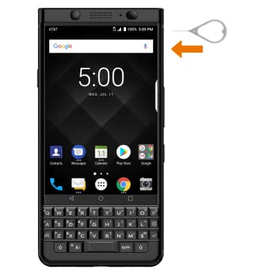 BlackBerry KEYone (BBB100-1) - Insert SIM & Memory - AT&T