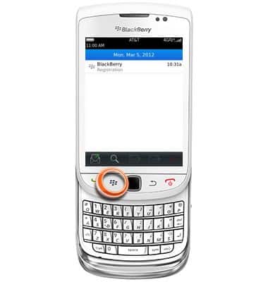 BlackBerry Torch 4G 9810 - Set up email - AT&T