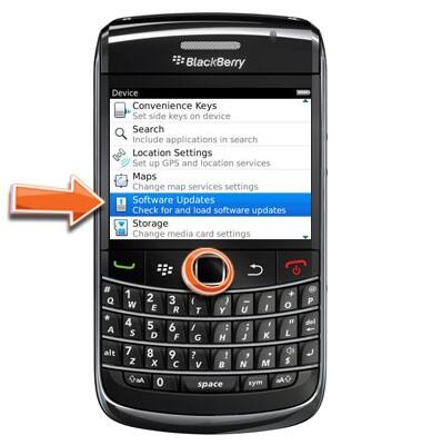 BlackBerry Bold 9700 v6.0 - Find firmware version and updates - AT&T