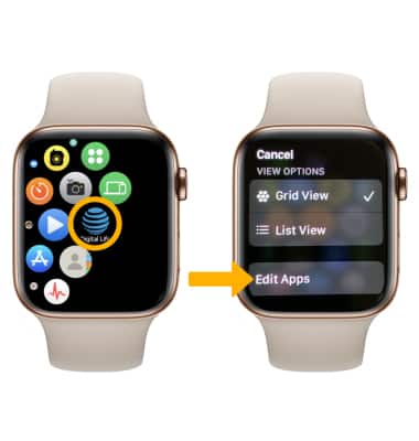 Apple Watch Series 4 con servicio móvil - Eliminar una aplicación - AT\u0026T