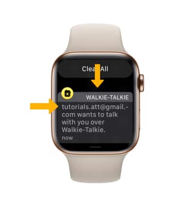 apple watch serie 3 walkie talkie