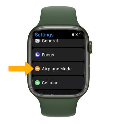 Apple Watch Series 7 (41 mm / 44 mm) - Modo avión - AT\u0026T