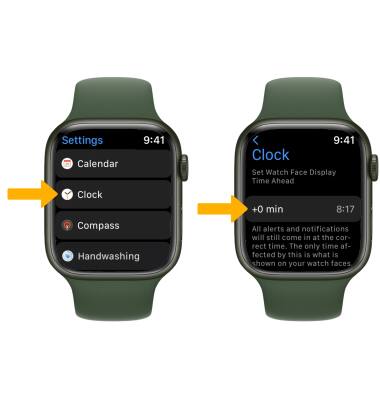 Apple Watch Series 7 (41 mm / 44 mm) - Fecha, hora y alarma - AT\u0026T