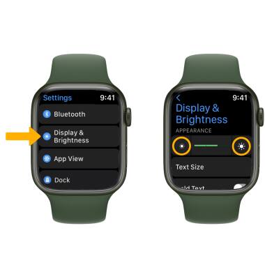 apple watch brightness