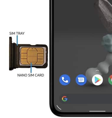 Google Pixel 4a 5G / Pixel 5 (GD1YQ/G025E) - Insert SIM Card - AT&amp;T