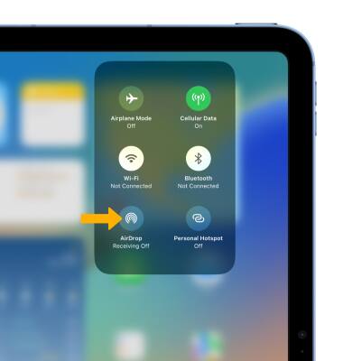 Apple iPad 10th Generation (2022) - AirDrop - AT&T