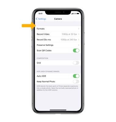 Apple iPhone 12 Pro Max (A2342) - Camera & Video Settings - AT&T