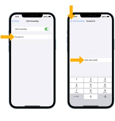 Apple iPhone 12 Pro Max - Call Forwarding - AT&T