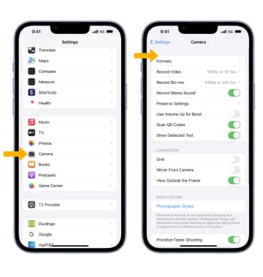 Apple iPhone 13 Pro Max - Camera & Video Settings - AT&T