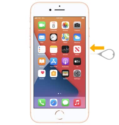 Can i put a gophone sim card in my iphone Apple Iphone 8 8 Plus Insert Sim Card At T