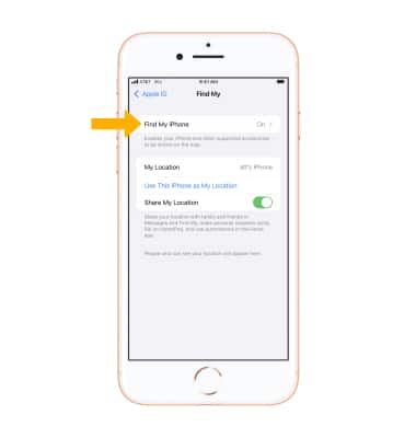 turn off find my phone