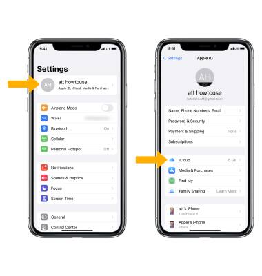 Apple Iphone Xr Back Up Sync Transfer Content Icloud At T