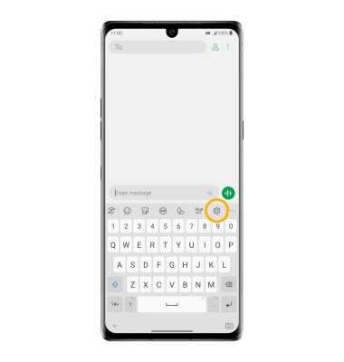 Lg Velvet 5g Lm G900um Keyboard Typing At T