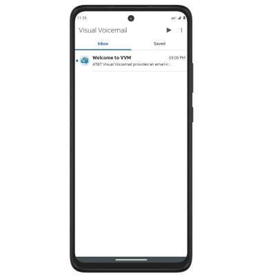 Motorola one 5G ace (XT2113-5) - Set Up Voicemail - AT&T