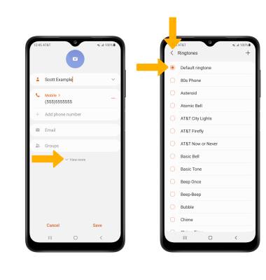 Samsung Galaxy A12 (SM-A125U) - Contacts - AT&T