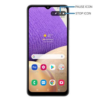 Samsung Galaxy A32 5G (SM-A 326U) - Take a Screenshot - AT&T