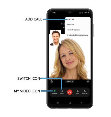 Samsung Galaxy A23 5G (SM-A236U) - Make & Receive an AT&T Video Call - AT&T