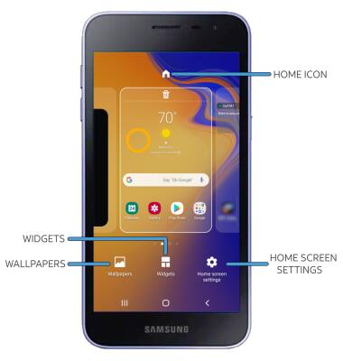 Samsung Galaxy J2 Dash (J260A) - Learn & Customize the Home Screen - AT&T