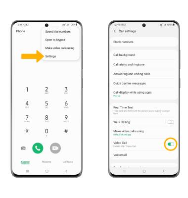 Samsung Galaxy S20 5g S20 5g S20 Ultra 5g G981u G986u G988u Make Receive An At T Video Call At T
