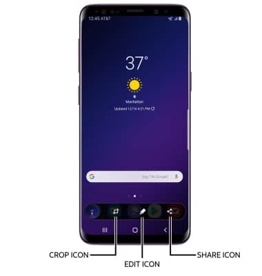 Samsung Galaxy S9 / S9+ (G960U/G965U) - Take a Screenshot - AT&T
