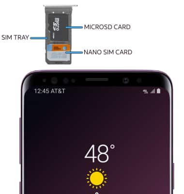 Samsung S9 / (G960U/G965U) - Insert or Remove SIM & Memory Card - AT&T