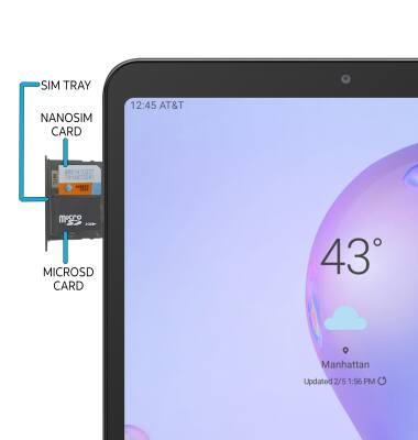Can u put a sim card in a samsung tablet Samsung Galaxy Tab A 8 4 Sm T307u Insert Sim Memory Card At T
