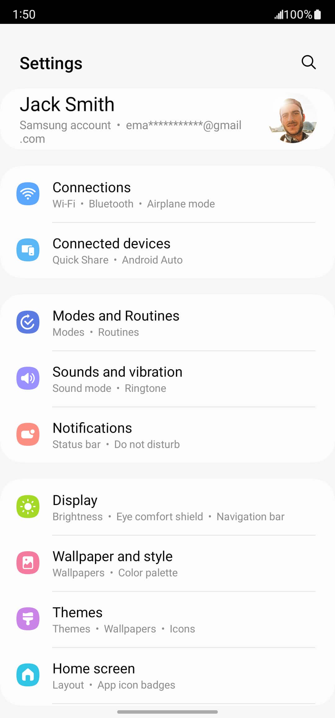 From the Settings app, scroll to and tap Apps.
