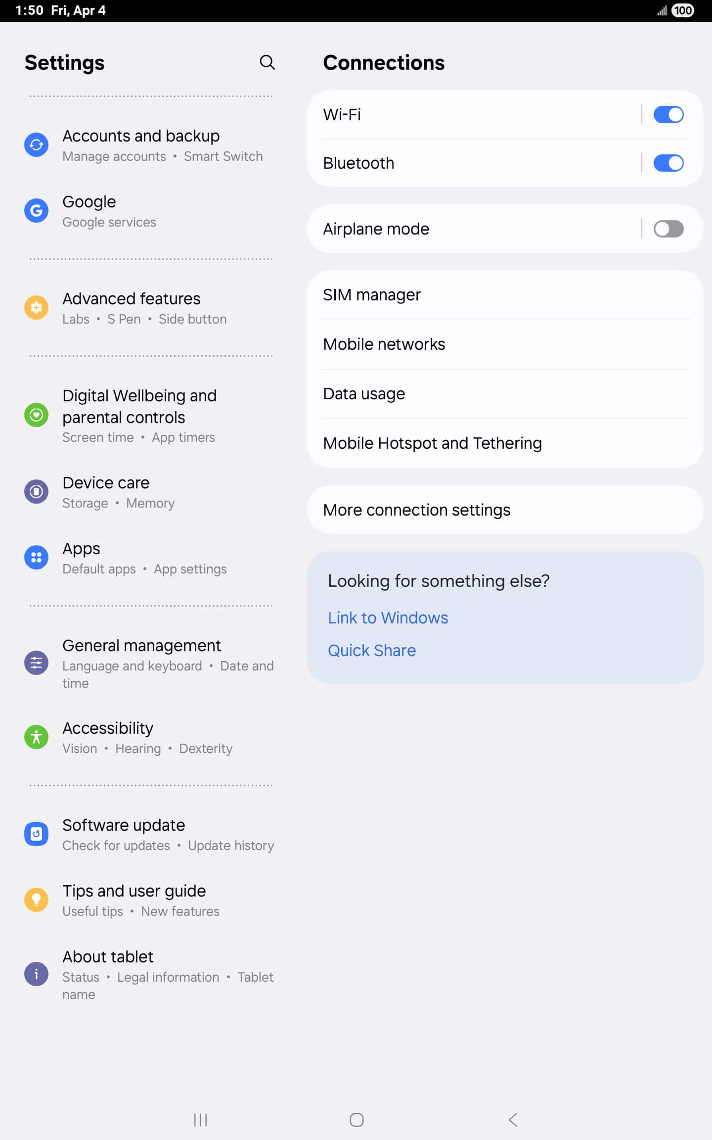 From the Settings app, scroll to and tap Apps.
