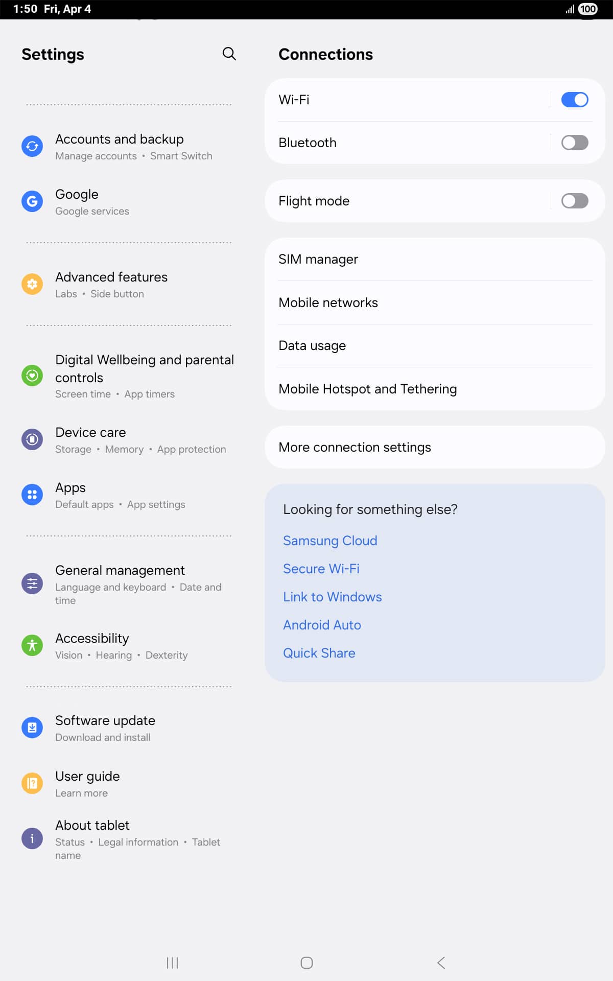 From the Settings app, scroll to and tap Apps.