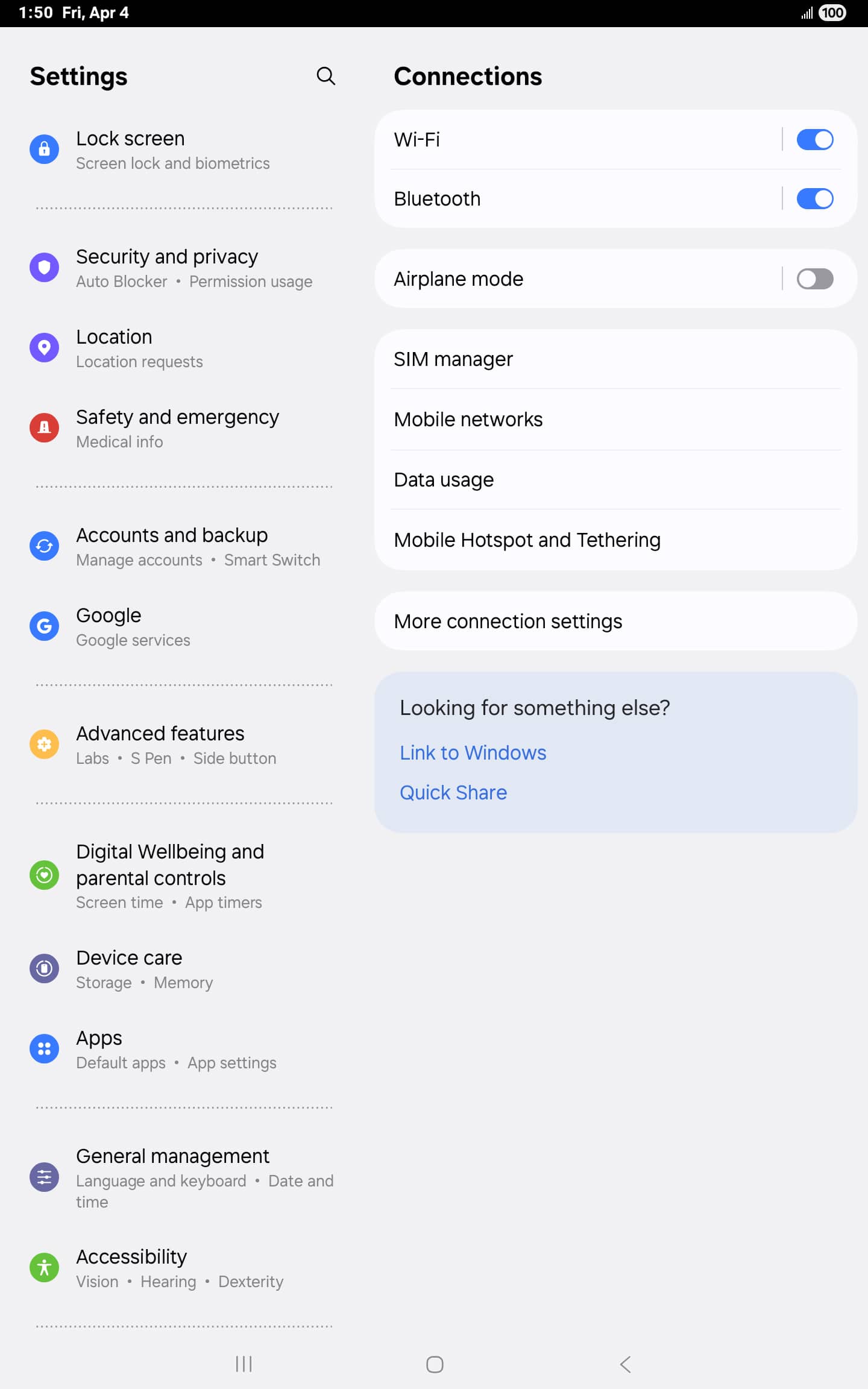 From the Settings app, scroll to and tap Apps.