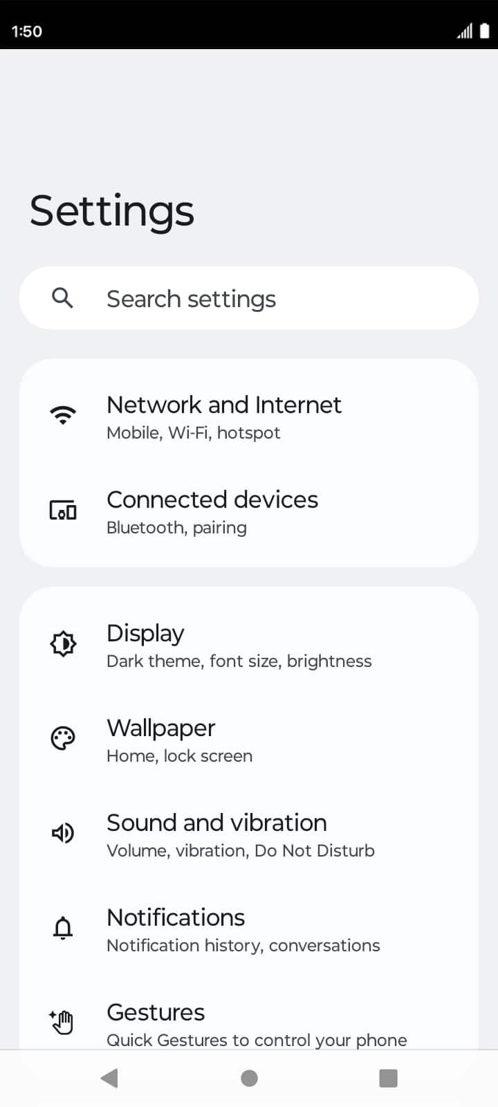 From the Settings app, scroll to and tap Apps.